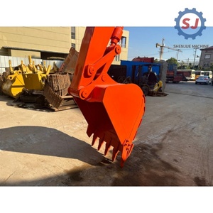 Excavadora de Cadenas Hitachi EX120 Usada Original de Japón de Alta Calidad, 12 Toneladas, 66KW, PLC, Motor, Caja de Cambios, Bomba de Engranajes Completos en Buen Estado - Product Image 6