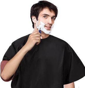Robe de barbier imperméable en polyester pour adultes avec logo personnalisé, robe de beauté pour le maquillage, cape de salon noire pour filles - Product Image 6