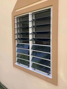 MINGLEI Fenêtres à persiennes en verre aluminium <span class=keywords><strong>Volet</strong></span> Jalousie Fenêtres à persiennes <span class=keywords><strong>de</strong></span> sécurité réglables - Product Image 4