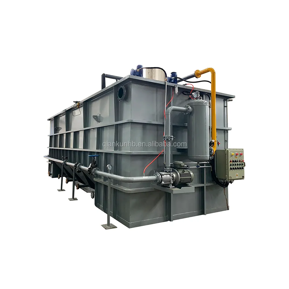 Daf System Dissolved Air Flotation Clarifier Machine for Oily Waste Water Cheese Food Sewage Treatment