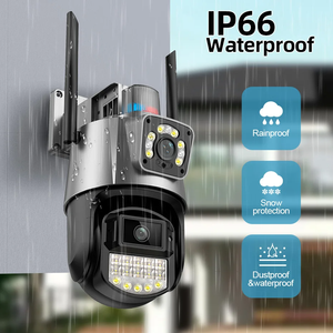 H.265Ai 6Mp Intérieur Double Lentille Dôme Wifi Caméra 360 Degrés Icsee <span class=keywords><strong>Webcam</strong></span> Vision Nocturne Pistolet Et Balle Sans Fil Cctv Ptz Caméra Réseau - Product Image 6