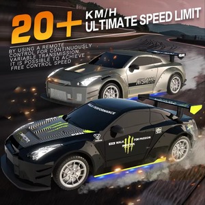 Camion RC YT <span class=keywords><strong>2</strong></span>.4G 1:24, voiture de drift té<span class=keywords><strong>l</strong></span>écommandée, voiture de course haute vitesse 20KM/H 4WD, jouets avec pneus de course et lumières pour enfants - Product Image 4