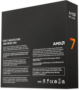 Procesador de Escritorio Desbloqueado de 8 Núcleos y 16 Subprocesos AMD Ryzen 7 9700x, Producto Nuevo en Paquete al por Mayor - Product Image 4