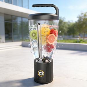 Licuadora Portátil de Alta Resistencia de 150 W, Silenciosa, Inalámbrica con Cable USB, a Prueba de Fugas, Libre de BPA, Multifuncional, para Hacer Smoothies, para Coche y Exteriores - Product Image 1