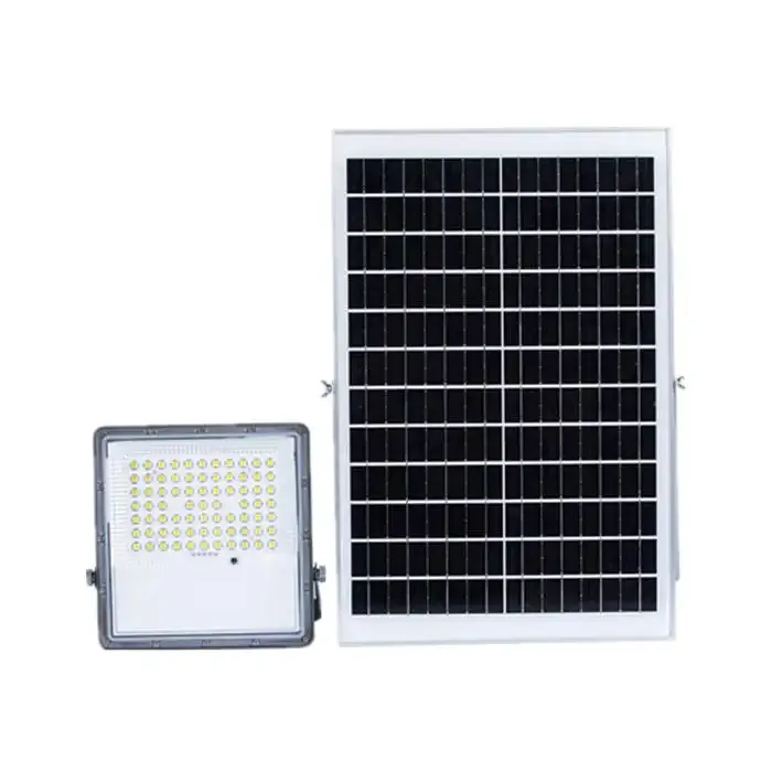Luzes de inundação solares IP65 de alto brilho 200w com caixa de liga de alumínio e controle remoto para o estacionamento de jardim