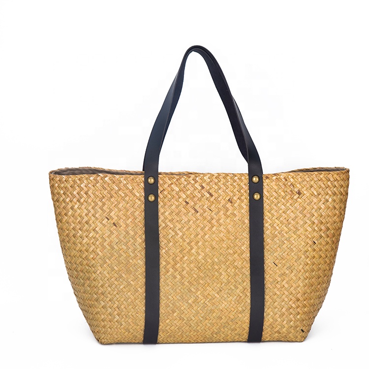 Borse all'ingrosso borsa In Rattan di paglia borsa da spiaggia In vimini di  grandi dimensioni borsa In paglia intrecciata In thailandia con coulisse| |  - AliExpress