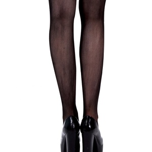 <span class=keywords><strong>Calze</strong></span> a Rete Jacquard Nere con Giarrettiera, Sexy <span class=keywords><strong>Calze</strong></span> in Nylon a Rete Sopra il Ginocchio <span class=keywords><strong>per</strong></span> Feste Notturne e Clubwear - Product Image 1