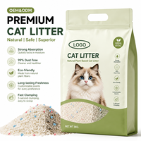 ODM/OEM 猫砂定制香味搭配 MSDS 安全证书 马铃薯混合膨润土猫砂 适合全球宠物散货买家
