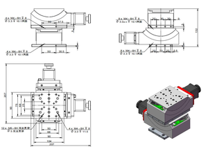 EWA70145 Goniomètre motorisé à deux axes et table de positionnement inclinable, plateforme de mouvement, capacité de charge 10 kg - Product Image 4