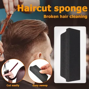 Éponge à cheveux pour barbier, brosse éponge, éponge de nettoyage pour cheveux, mousse, prix d'usine - Product Image 3