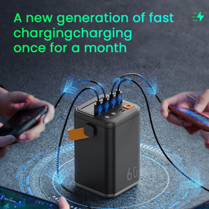 Promotion de la banque d'alimentation USB de TYPE C de grande capacité 30000 50000MAH 60000mah portable PD65W charge <span class=keywords><strong>rapide</strong></span> super banque d'alimentation pour ordinateur portable - Product Image 2