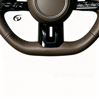 Volant de voiture en cuir marron personnalisé adapté aux Mercedes-AMG W223 W212 W222 W213 W205 W211 W204 CLA CLS SL500