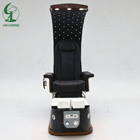 Fauteuil de pédicure spa Jincheng Beauty Salon avec bain de pieds tourbillonnant sans tube pour podologie et manucure, massage tactile européen