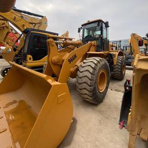 Cat 966h 23 tonnes chargeur d'excavatrice utilisé levage auxiliaire Cat 966h belle performance chargeur chenille sur pneus d'occasion bon marché - Product Image 1