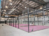 Terrain de sport intérieur en gazon artificiel pour padel/tennis, gazon de 12 mm, acier durable, AlwaysGreen Legendsports, 10 m x 20 m, durée de vie de 10 ans