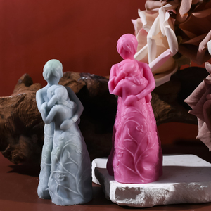 Mother hugs child silicone <b>candle</b> <b>mold</b> Mother's Day decoration home decoration scented <b>candle</b> <b>mold</b> - Product Image 4