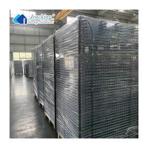 La pile résistante de stockage d'entrepôt étire le Decking de grillage en acier de Protection contre la corrosion pour le support de palette - Product Image 4