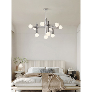 Modern Minimalist Designer's Vintage Bauhaus Style <b>Chandelier</b> Luxury Wabi-Sabi Lamp for Living Room Bedroom Dining Room Study - Product Image 6