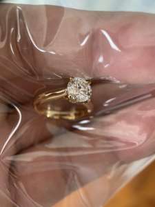 18k Gouden Klassieke Design Lab-Grown Diamanten Ring voor Dames Sieraden Hoge Kwaliteit IGI Ronde Slijpvorm 1,5 Karaat Sieraden Trouwring - Product Image 3