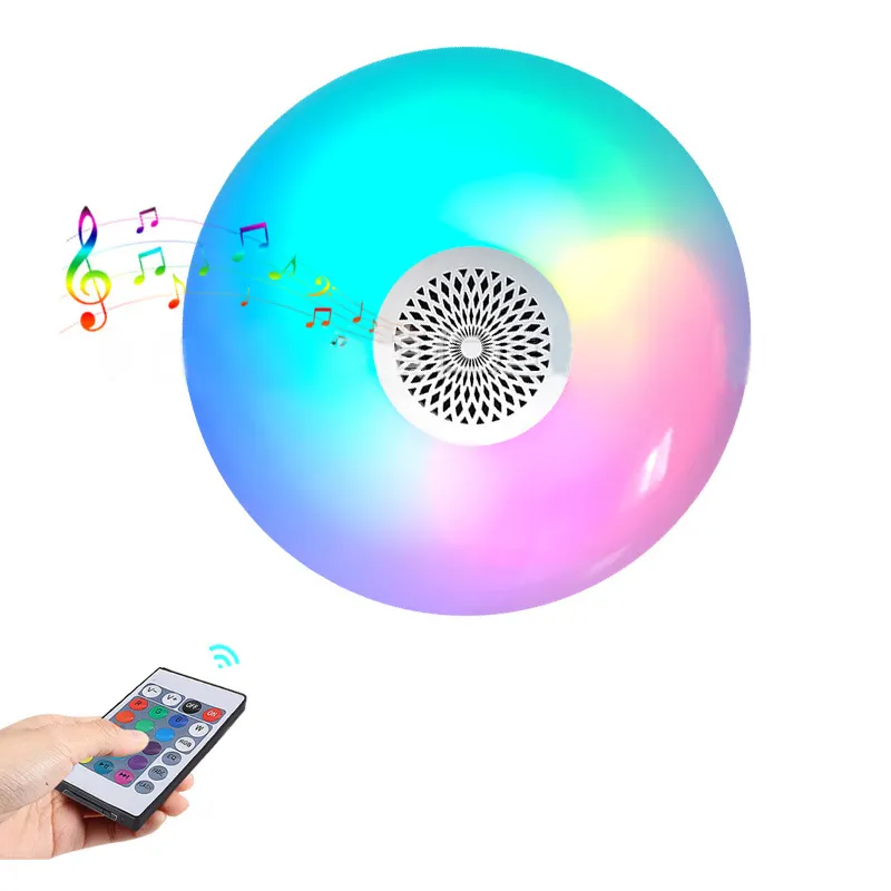 Disco Music E27 RGB Star smart BT control Speak/music bulb color LED light