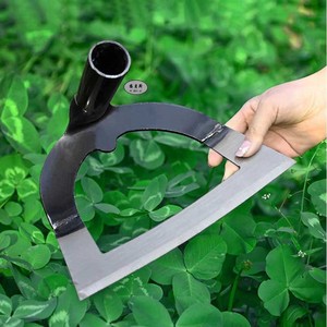 Azada especial de deshierbe agrícola grande al por mayor, mango de madera alargado, cabezal de cuchillo hueco afilado, herramienta de limpieza y deshierbe - Product Image 6