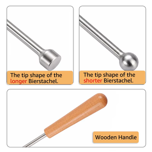 Stainless Steel 304 <strong>Beer</strong> Caramelize Poking Tool Smoky Aroma Toasty Caramel for Dark <strong>Beers</strong> Warm &amp; Cool Mouthfeel for <strong>Beer</strong> Lovers - Product Image 4