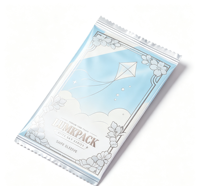 Sacs en plastique à fermeture arrière pour cartes à collectionner, sacs d'emballage transparents thermosoudés pour cartes de jeu, taille et couleur personnalisées imprimées