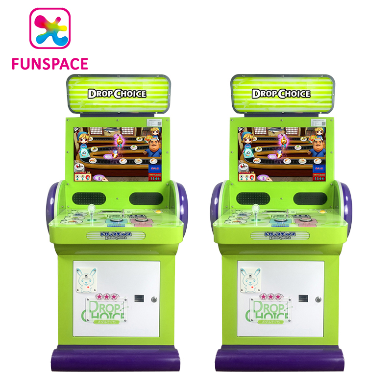 22インチLEDビデオゲームコンソールコイン式ドロップチョイス