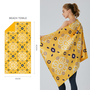 Serviette de plage en microfibre de coton doux, séchage rapide, sans sable, 80*160cm, avec impression de logo personnalisé, motif sportif ou dessin animé, été, vente en gros - Product Image 5