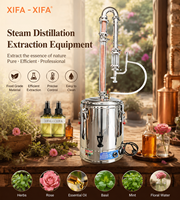 Machine d'extraction d'huiles essentielles, mini distillateur portable en acier inoxydable pour usage domestique et bricolage