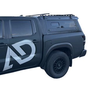 Auvent en acier au manganèse avec fenêtres coulissantes à <span class=keywords><strong>deux</strong></span> côtés pour camionnettes 4x4 Type dur Topper camping-car auvent pour F250 6.75FT - Product Image 2