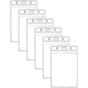No Minimum Waterproof Pvc Clear Plastic Holder for Id <b>Staff</b> Badge Soft Card <b>Pocket</b> Sleeve Custom Promotional Gifts - Product Image 6