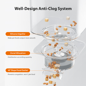 <span class=keywords><strong>Distributeur</strong></span> <span class=keywords><strong>automatique</strong></span> <span class=keywords><strong>de</strong></span> croquettes pour 2 chats OEM 6L Mangeoire intelligente pour animaux <span class=keywords><strong>de</strong></span> compagnie Wifi Tuya App Nourriture sèche pour chiens Mangeoire <span class=keywords><strong>automatique</strong></span> pour animaux <span class=keywords><strong>de</strong></span> compagnie - Product Image 4