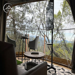 خيمة منزل جاهزة 6 م للمطعم والمقهى عالية الجودة مقاومة للماء فريدة من نوعها geoodesique فندق geoodesique كاملة - Product Image 2