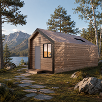 Maison préfabriquée de luxe en forme de A, 20 pieds ou 40 pieds, pour hôtel ou kit de maison, fournisseur de solutions pour projets