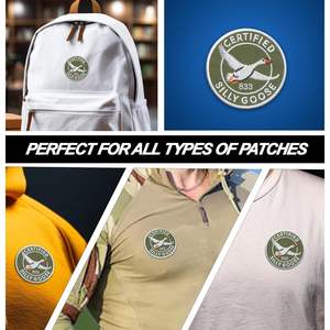 Écusson brodé en feutre Silly Goose certifié DigitEMB, 3 pouces, thermocollant, pour vestes, sacs à dos, chapeaux, jeans, vêtements DIY - Product Image 5