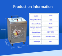 Générateur d'azote PSA, machine de production d'azote gazeux de haute pureté pour brasserie, fabrication de bière artisanale, conservation, OEM ODM disponible