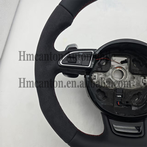 Volante Deportivo de Cuero Alcantara con LED para <span class=keywords><strong>Audi</strong></span> A4 RS3 RS5 RS6 A6 C7 TTRS TT R8 S4, Estilo Moderno, Venta al Por Mayor - Product Image 6