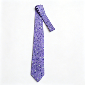 <span class=keywords><strong>Cravate</strong></span> en soie pure pour homme, personnalisable, imprimée de petits motifs floraux violet <span class=keywords><strong>lavande</strong></span>, pour mariage, fête, affaires, <span class=keywords><strong>cravate</strong></span> en soie de luxe formelle - Product Image 3