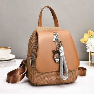 <b>Large</b> <b>Capacity</b> 2024 New Anti Splash <b>Backpack</b> Premium High Quality PU School Bag New Famous Women's Retro Print Design <b>Backpack</b> - Product Image 5