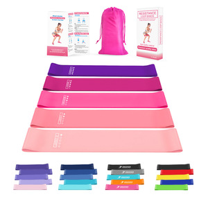Équipement d'entraînement <span class=keywords><strong>de</strong></span> fitness portable pour femmes Force élastique des gencives Pilates pour bandes <span class=keywords><strong>Crossfit</strong></span> Yoga Gym pour bandes <span class=keywords><strong>Crossfit</strong></span> Polyester - Product Image 3