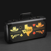 Boîte de rangement pour jetons de poker et cartes de jeu de la marque JIAYI - Texas Chip Storage Box - Fabriquée sur mesure en Chine