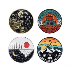 หมุดป้ายเคลือบสีดำแบบ DIY กระพริบแบบไม่ต่ำสุดขวดป้ายเคลือบนุ่มสีดำบรรจุภัณฑ์ป้ายเข็มทางการแพทย์พร้อมบัตรสำรอง - Product Image 4