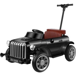 Детская электрическая четырехколесная зарядка с дистанционным управлением детская игрушечная машинка может сидеть на взрослой интерактивной качели для родителей и детей - Product Image 1
