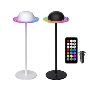 Lampe de table LED créative en forme de planète, mode musique RGB, batterie rechargeable, lumière d'ambiance à intensité variable, lampe de lecture, décoration intérieure - Product Image 3