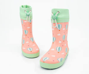 Gummi Gummistiefel Kinder Regen Wasserdicht welly Tie <span class=keywords><strong>Top</strong></span> Kragen Unisex Kinder Gummistiefel - Product Image 2