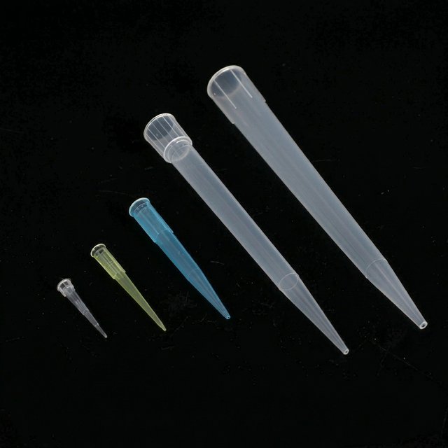 Pipette Tip Manufacturer Supplies Disposable Tips Various Specifications Filter Tips Droppers White/Yellow/Blue Pack of 100
