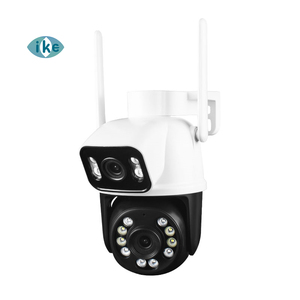 ICSEE Camara De Seguridad Para Casa Dual Lens Bullet PTZ 6MP WIFI CCTV <strong>Camera</strong> 360 Degree Security Auto Tracking Alexa IP <strong>Camera</strong> - Product Image 1
