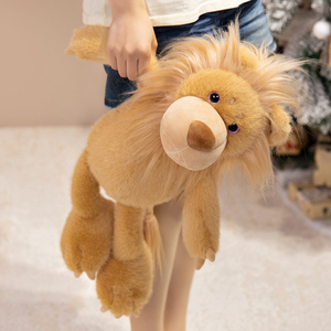 Peluche <span class=keywords><strong>Leone</strong></span> Personalizzato Super Morbido Ricamato per Bambini, Regalo Carino per Compleanno e San Valentino per Ragazzi e Ragazze, Antistress - Product Image 2