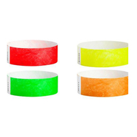 Bracelet RFID en papier Dupont 25 mm, étanche, à usage unique, puce NFC/RFID 1K, 13,56 MHz, mini-étiquette jetable pour contrôle d'accès - Vente en gros